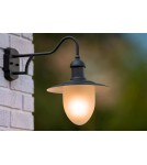 Outdoor wall lamps - Lucide ARUBA 1xE27 Frost Glass/Black 11871/01/30 Wall lamp - product 7