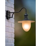 Outdoor wall lamps - Lucide ARUBA 1xE27 Frost Glass/Black 11871/01/30 Wall lamp - product 8