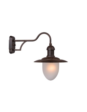 Lucide ARUBA 1xE27 Frost Glass/Rust  11871/01/97 Kinkiet