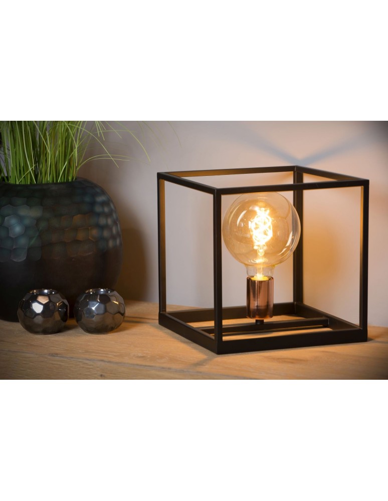 Loft table lamps - industrial - Lucide ARTHUR Desk E27 25/25/25 08524/01/30 - product kolory-swiatla.pl 8