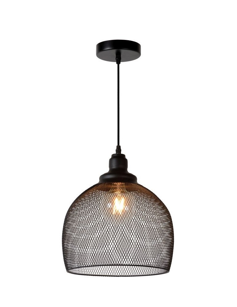 Pendant lamps - Lucide MESH Pendant E27 28cm H 32cm 43404/28/30 - product kolory-swiatla.pl 1