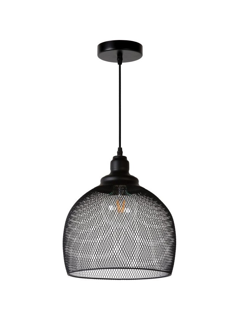 Pendant lamps - Lucide MESH Pendant E27 28cm H 32cm 43404/28/30 - product kolory-swiatla.pl 7