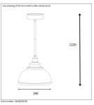 Pendant lamps - Lucide ISLA Pendant E14 D29 H22cm Cr 34400/29/38 - product 9