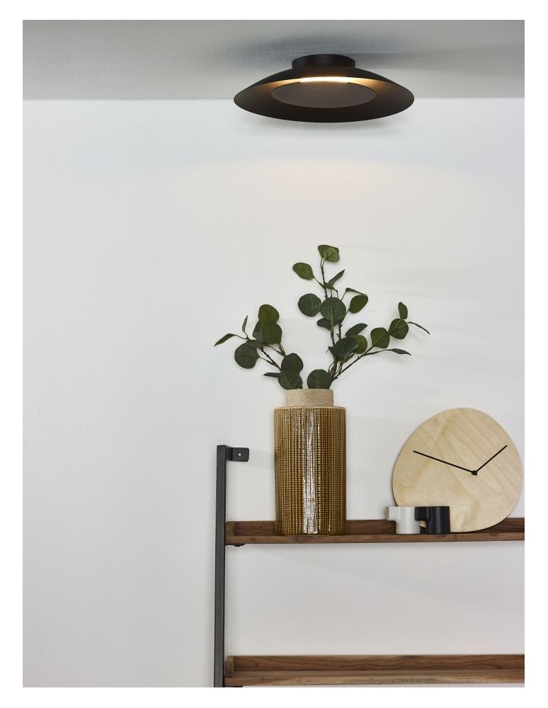 Ceiling lamps - Lucide FOSKAL Plafond Light LED 12W ?34.5cm Black 79177/12/30 - product kolory-swiatla.pl 8