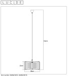 Boho pendant lamps - Lucide ETTA Pendant E27 39cm H22cm W 46406/39/76 - product 9