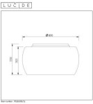 Glamour ceiling lamps - Lucide PEARL Plafond Light H21 D40cm 70163/05/11 - product 7