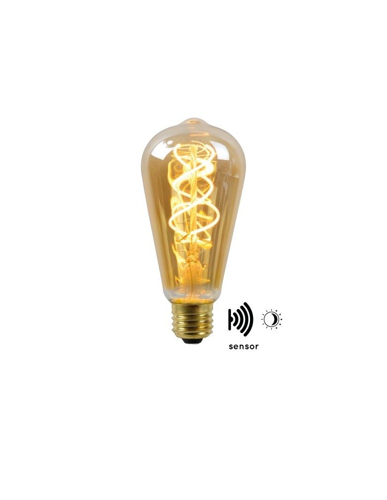 Edison LED E27 230V bulbs - Lucide LED Bulb 1xE27 amber 49034/04/62 - product kolory-swiatla.pl 1