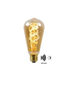 Lucide LED Żarówka 1xE27 bursztynowy 49034/04/62