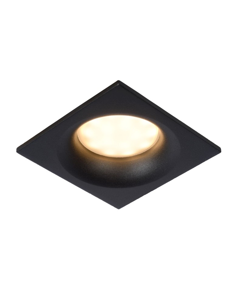 Flush-mounted hermetic lamps - Lucide ZIVA Drop-in 1xGU10 black 09924/01/30 - product kolory-swiatla.pl 1