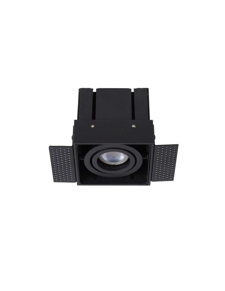 Frameless flush-mounted lamps - trimless - Lucide TRIMLESS drop-in 1xGU10 black 09925/01/30 - product kolory-swiatla.pl 2