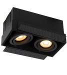 Frameless flush-mounted lamps - trimless - Lucide TRIMLESS drop-in 2xGU10 black 09925/02/30 - product 3