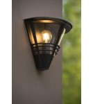 Outdoor wall lamps - Lucide LIVIA wall light 1xE27 black 11812/01/30 - product 3