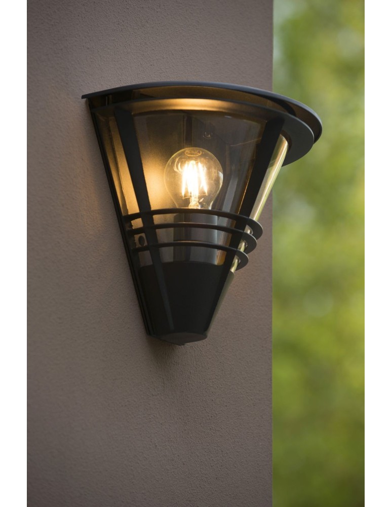 Outdoor wall lamps - Lucide LIVIA wall light 1xE27 black 11812/01/30 - product kolory-swiatla.pl 3