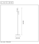 Floor lamps - Lucide PHILON Floor Reading Lamp 2xE27 79781/10/30 - product 7
