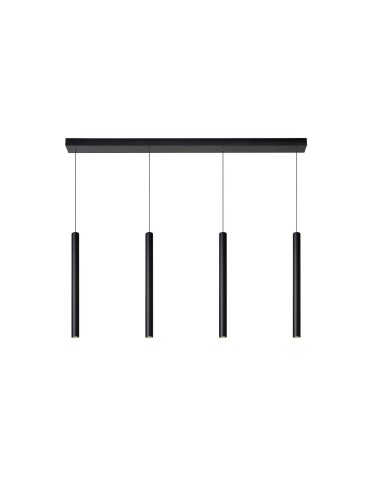 Lucide LORENZ Pendant lamp 4xE27 black 74403/04/30