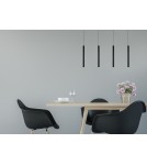 Pendant tube lamps - Lucide LORENZ Pendant lamp 4xE27 black 74403/04/30 - product 3