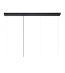 Pendant tube lamps - Lucide LORENZ Pendant lamp 4xE27 black 74403/04/30 - product 4