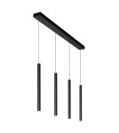 Pendant tube lamps - Lucide LORENZ Pendant lamp 4xE27 black 74403/04/30 - product 6