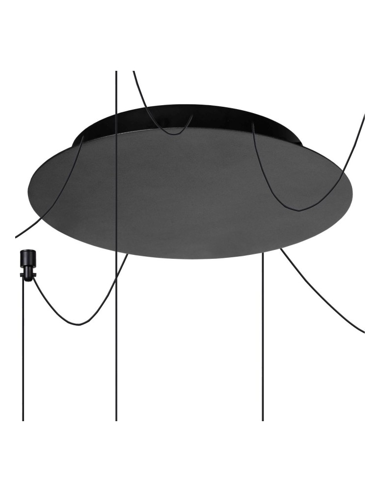 Pendant lamps spiders - Lucide LORENZ Pendant lamp 6xE27 black 74403/06/30 - product kolory-swiatla.pl 5