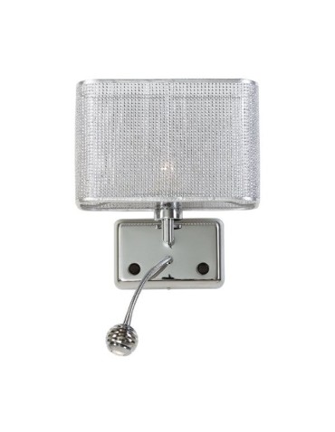 Zuma Line BLINK 1x26W E27 1x3W LED 230V W0173-02A-F4B3 Alu Kinkiet