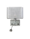 Zuma Line BLINK 1x26W E27 1x3W LED 230V W0173-02A-F4B3 Alu Wall lamp.