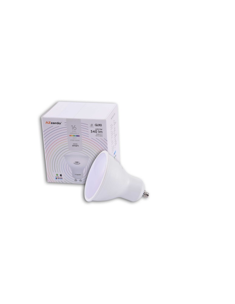 LED GU10 230V bulbs - AZZARDO SMART WiFi LED bulb GU10 5W AZ3217 - product kolory-swiatla.pl 1