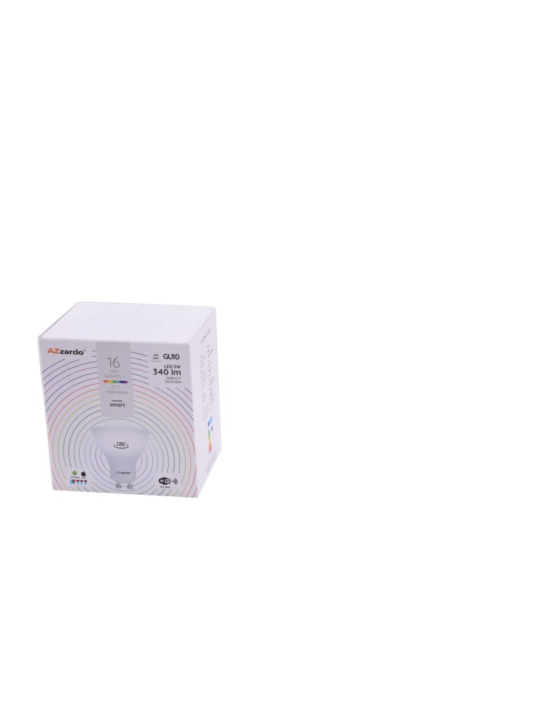 LED GU10 230V bulbs - AZZARDO SMART WiFi LED bulb GU10 5W AZ3217 - product kolory-swiatla.pl 6