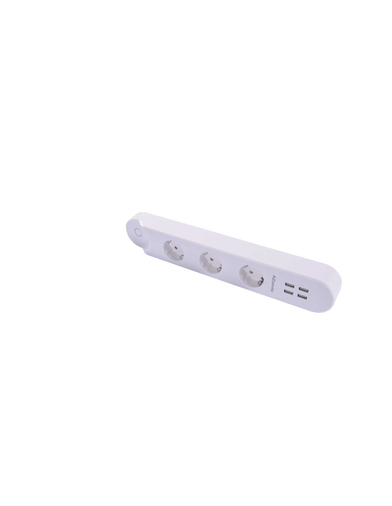 SMART extension cords and adapters - AZZARDO SMART WiFi+USB 32A power strip AZ3477 - product kolory-swiatla.pl 4