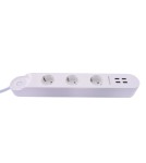 SMART extension cords and adapters - AZZARDO SMART WiFi+USB 32A power strip AZ3477 - product 9