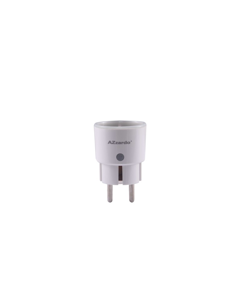 SMART extension cords and adapters - AZZARDO SMART WiFi Plug 10A Single AZ3219 - product kolory-swiatla.pl 5