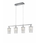 Pendant lamps - Trio POSH Pendant 4xE14 chrome R30764006 - product 1