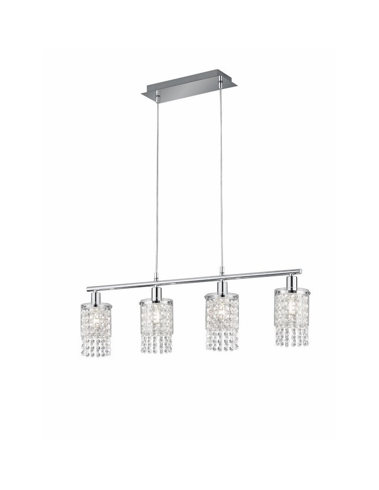 Pendant lamps - Trio POSH Pendant 4xE14 chrome R30764006 - product kolory-swiatla.pl 1
