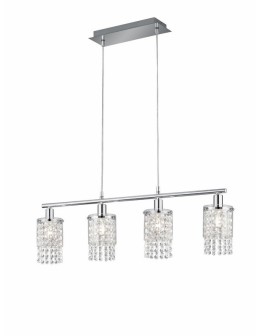 Trio POSH  Wisząca 4xE14 chrom R30764006