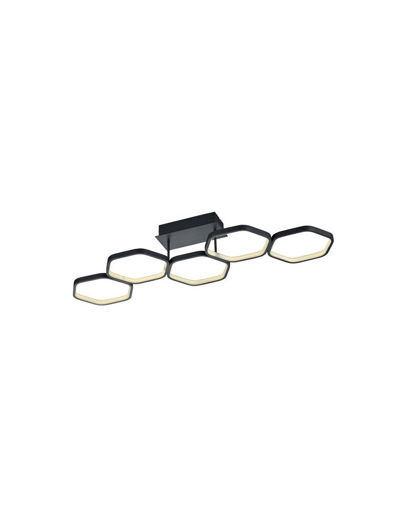 Modern ceiling lamps - Trio VIGO LED Anthracite Ceiling R62055142 - product kolory-swiatla.pl 1