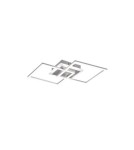 Modern ceiling lamps - Trio VENIDA LED Ceiling Gray R62793187 - product 1