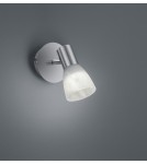 Wall lamps - TRIO LEVISTO Ceiling/Wall lamp 1xE14 alabaster matt nickel 871010107 - product 1