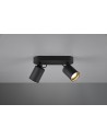 TRIO PAGO Ceiling/Wall lamp 2xGU10 matte black 803500232
