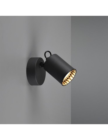 TRIO PAGO Wall lamp 1xGU10 matte black 803500132