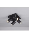 TRIO MARLEY Ceiling 4xGU10 black 802430432