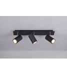 Spotlight ceiling lamps - TRIO MARLEY Ceiling light 3xGU10 black 802400332 - product 1