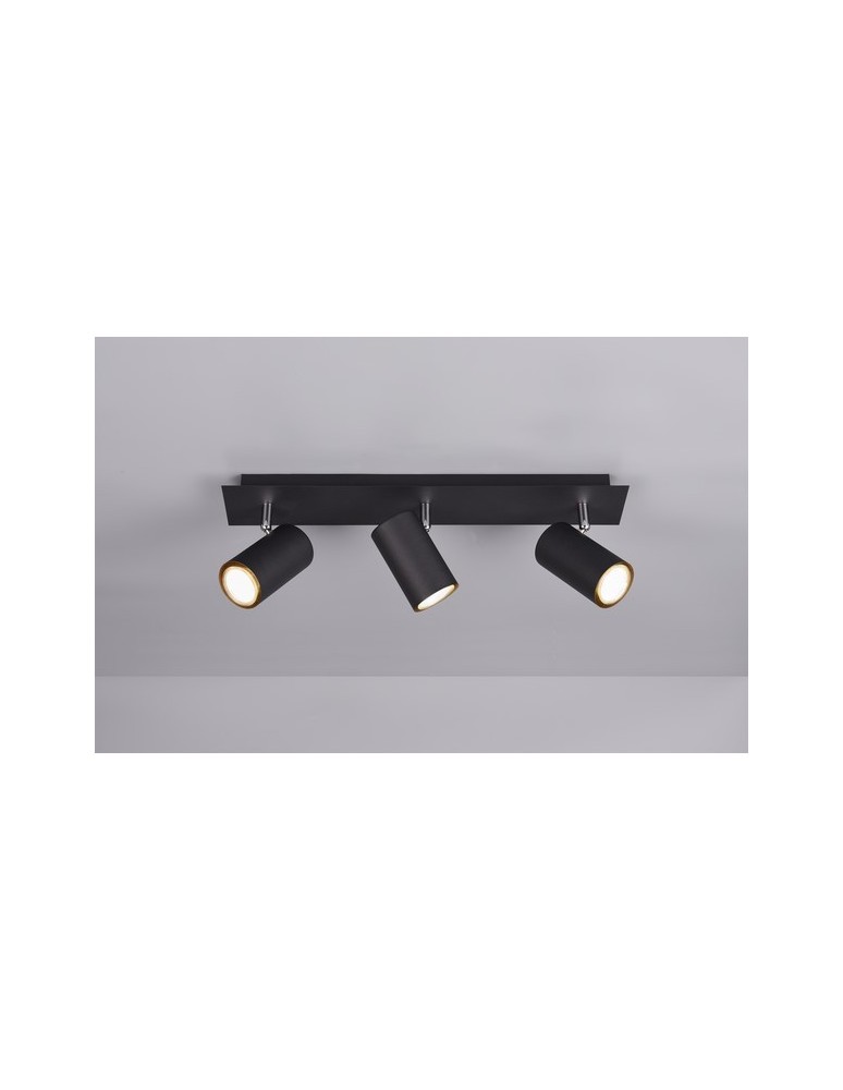 Spotlight ceiling lamps - TRIO MARLEY Ceiling light 3xGU10 black 802400332 - product kolory-swiatla.pl 1