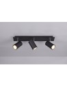 TRIO MARLEY Ceiling light 3xGU10 black 802400332