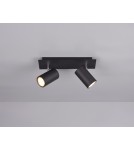 Spotlight ceiling lamps - TRIO MARLEY Ceiling light 2xGU10 black 802400232 - product 1