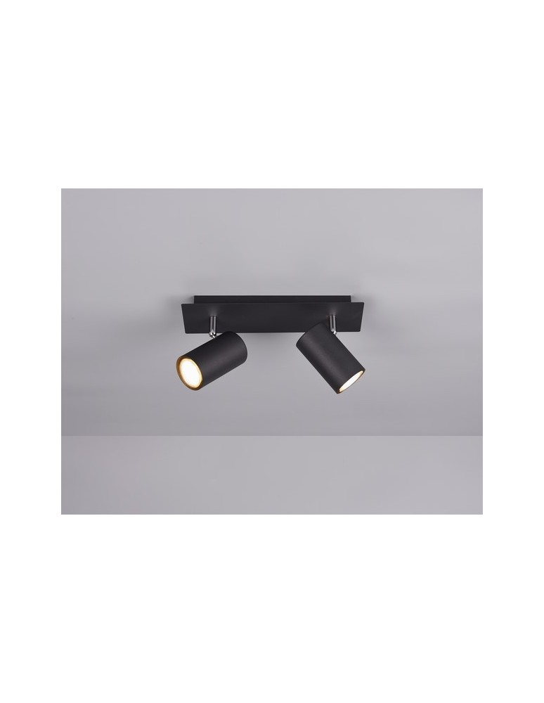 Spotlight ceiling lamps - TRIO MARLEY Ceiling light 2xGU10 black 802400232 - product kolory-swiatla.pl 1