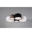 Multicolor ceiling lamps - TRIO HOTEL Ceiling 5xE27 multicolor ash 693900517 - product 1