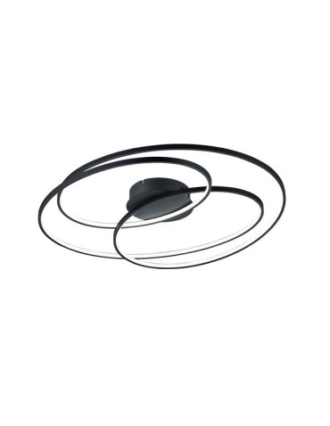 TRIO GALE LED Ceiling Black 673918032
