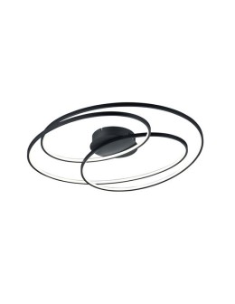 TRIO GALE LED Ceiling Black 673918032