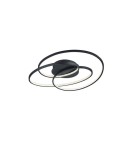 Modern ceiling lamps - TRIO GALE LED Ceiling Black 673916032 - product 1