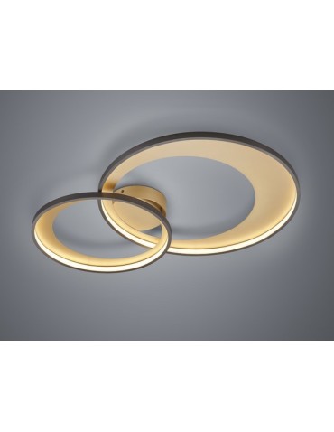 TRIO GRANADA  Sufitowa 1xLED czarny mat 673890232