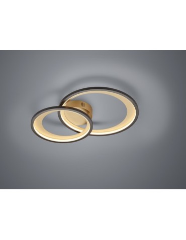 TRIO GRANADA Ceiling 1xLED matte black 673810232